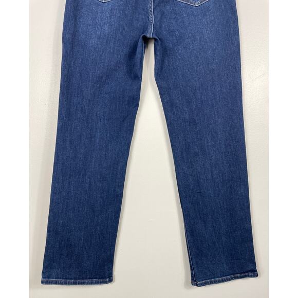 Quince Stretch High Rise Straight Jeans Dark Wash Women’s 30 Casual Closet Basic - Picture 9 of 14